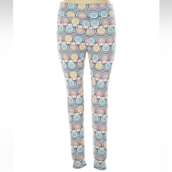 LuLaRoe TC Tall Curvy Nesting Doll Matryoshka Plus Size Leggings Pastel Size 1X - Picture 1 of 6